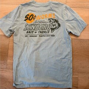 Sendero Bait and Tackle Light Blue Tee